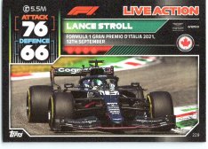 2022 Topps Formule 1Turbo Attax F1 Live Action 2021 229 Lance Stroll (Aston Martin)