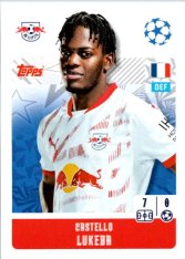 2024-25 Topps Champions League 310 Castello Lukeba (RB Leipzig)