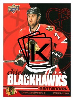 2025-26 Upper Deck Centennial Chicago Blackhawks 12 Brent Seabrook