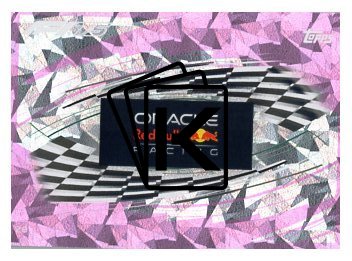 2025 Topps Turbo Attax F1 Oracle Red Bull Racing  28 Team Logo-Paralel Pink