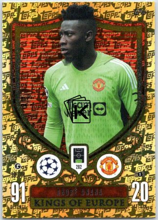 2023-24 Topps Match Attax EXTRA UEFA Club Competition Kings of Europe 282 André Onana (Manchester United)