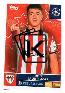 2025-26 Topps Champions League AC Bilbao 103 Mikel Jauregizar
