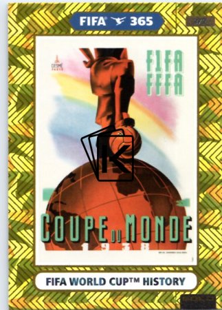 fotbalová karta Panini Adrenalyn XL FIFA 365 2021 FIFA World Cup History 372. France 1938