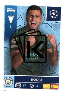 2025-26 Topps Champions League  Manchester City 307 Rodri