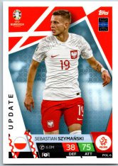 fotbalová karta Topps Match Attax EURO 2024 Update POL6 Sebastian Szymanski (Poland)