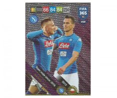 Fotbalová kartička Panini FIFA 365 – 2019 Club&Country 350 SSC Neapol Zielinski Milik