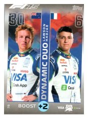 2025 Topps Turbo Attax F1 VCARB  78	Liam Lawson / Isack Hadjar