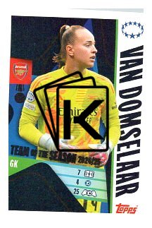 2025-26 Topps Champions League 2024/25 UEFA Women's Champions League Team of the Season 15 Daphne van Domselaar (Arsenal)
