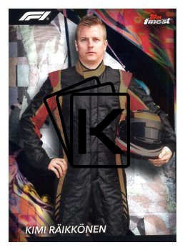 2024 Topps Finest F1 Common 118 Kimi Räikkönen