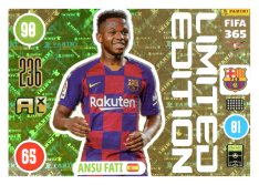 Panini Adrenalyn XL FIFA 365 2021 Limited Edition Ansu Fati FC Barcelona