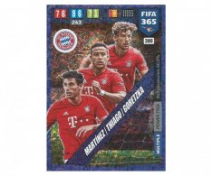 Fotbalová kartička Panini FIFA 365 – 2020 Multiple 386 Bayern Munchen Martinez Thiago Goretzka