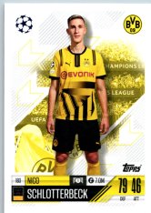 fotbalová kartička 2024-25 Topps Match Attax UEFA Club Competitions  183 Nico Schlotterbeck (Borussia Dortmund)