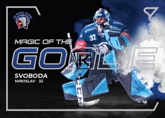 hokejová kartička 2021-22 SportZoo Tipsport Extraliga Magic of the Goalie MG-12 Miroslav Svoboda HC Škoda Plzeň