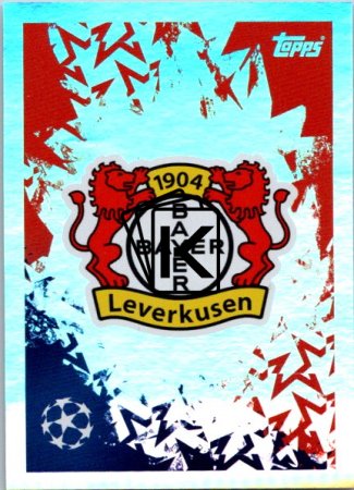 2024-25 Topps Champions League 10 0Club Badge (Bayer 04 Leverkusen)
