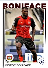 fotbalová kartička 2024-25 Topps UEFA Club Competitions Flagship 54 Victor Boniface Bayer 04 Leverkusen