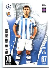 Fotbalová kartička 2023-24 Topps Match Attax UEFA Club Competitions 302 Martín Zubimendi Real Sociedad de Fútbol