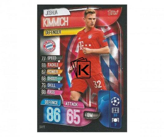Fotbalová kartička 2019-2020  Topps Champions League Match Attax -  FC Bayern Munchen - Joshua Kimmich 5