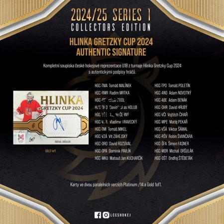 2024 25 Legendary Cards Český Hokej - Series 1 Collectors Edition Box