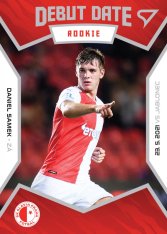 fotbalová kartička 2021-22 SportZoo Fortuna Liga Debut Date Rookie DR9 Daniel Samek SK Slavia Praha