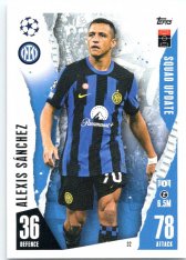 2023-24 Topps Match Attax EXTRA UEFA Club Competition Squad Update 33 Alexis Sánchez (FC Internazionale Milano)