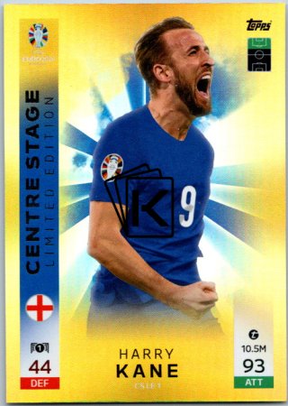 fotbalová karta Topps Match Attax EURO 2024 Limited Edition CSLE1 Harry Kane England