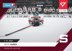 Hokejová kartička SportZoo 2021-22 Live L-039 Petr Hašek HC Sparta Praha
