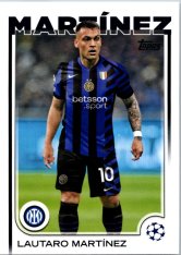 fotbalová kartička 2024-25 Topps UEFA Club Competitions Flagship 50 Lautaro Martínez Inter Milan