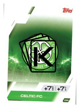 fotbalová kartička 2025-26 Topps Match Attax UCC 298 Team Logo (Celtic FC)