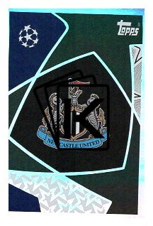 2025-26 Topps Champions League  Newcastle United 312 Club Badge