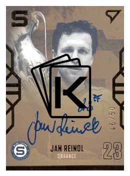 Podepsaná Hokejová kartička SportZoo 2022-23 Klub Legend KL-JR Jan Reindl HC Sparta Praha