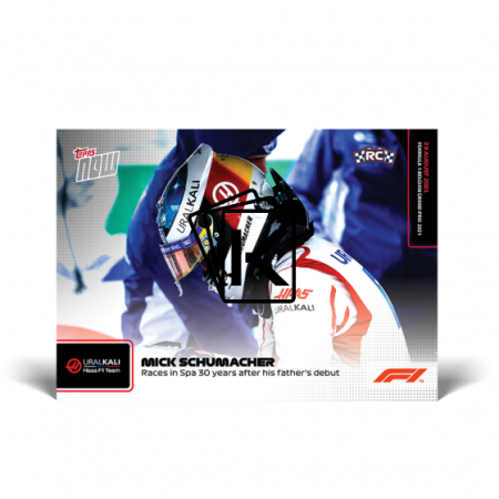 kartička Formule 1 Topps Now 2021 43 Mick Schumacher Haas RC