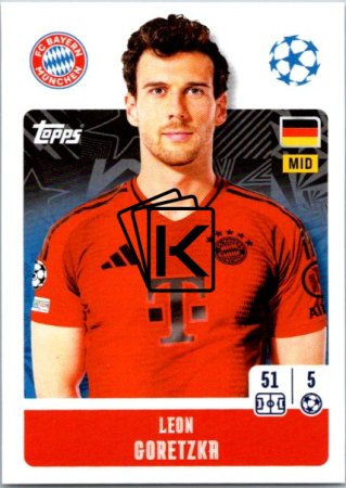 2024-25 Topps Champions League 179 Leon Goretzka (FC Bayern München)