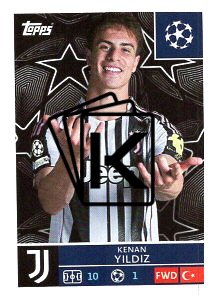 2025-26 Topps Champions League Juventus 251 Kenan Yıldız
