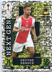 Fotbalová kartička 2023-24 Topps Match Attax UEFA Club Competitions Next Gen 404 Devyne Rensch	AFC Ajax
