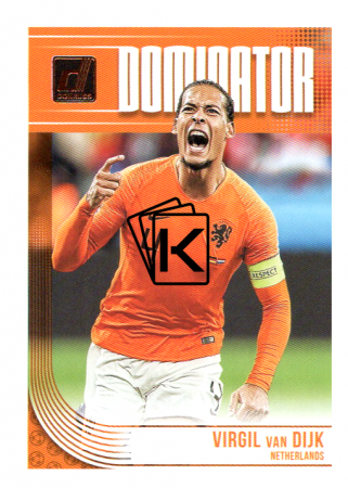 2018-19 Panini Donruss Soccer Dominator D-12 Virgil van Dijk - Netherlands