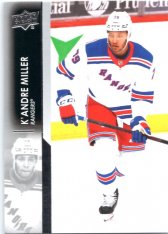 hokejová karta 2021-22 UD Series One 124 K'Andre Miller - New York Rangers