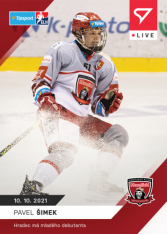 Hokejová kartička SportZoo 2021-22 Live L-022 Pavel Šimek HC Mounfield
