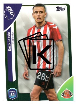 fotbalová kartička 2025-26 Topps  Premier League 353 Enzo Le Fée (Sunderland)