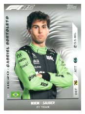 2025 Topps Turbo Attax F1 Kick Sauber  97	Gabriel Bortoleto