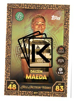 fotbalová kartička 2025-26 Topps Match Attax UCC 377 Daizen Maeda (Celtic FC)