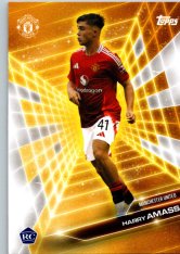 fotbalová kartička 2024-25 Topps Manchester United Fan Set Golden Future GF-1 Harry Amass