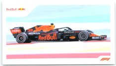samolepka 2021 Topps Formule 1 Widescreen 39 Max Verstappen Red Bull