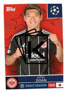 2025-26 Topps Champions League Eintracht Frankfurt 179 Ritsu Doan