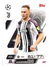 fotbalová kartička 2025-26 Topps Match Attax UCC 267 Teun Koopmeiners (Juventus)