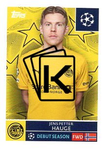 2025-26 Topps Champions League FK Bodø/Glimt 527 Jens Petter Hauge