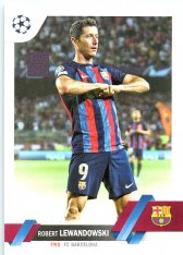 Fotbalová kartička 2022-23 Topps UEFA Club Competitions 9 Robert Lewandowski - FC Barcelona