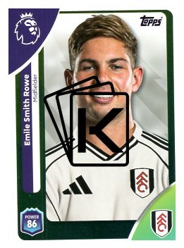 fotbalová kartička 2025-26 Topps  Premier League 155 Emile Smith Rowe (Fulham)