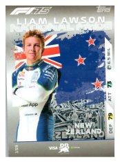 2025 Topps Turbo Attax F1 VCARB  National Pride  159 Liam Lawson