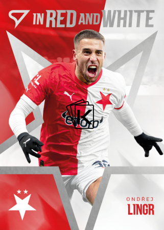 2025-26 SportZoo SK Slavia Praha In Red and White RW-15 Ondřej Lingr