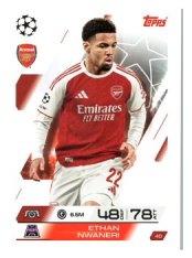 fotbalová kartička 2025-26 Topps Match Attax UCC 40 Ethan Nwaneri (Arsenal)